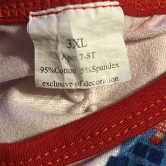 Festive Red Raglan Shirt - Picture 4 of 5